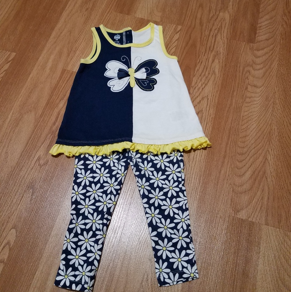 Summer outfit toddler girl